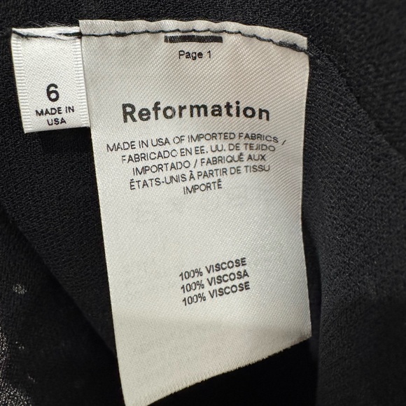 NWT REFORMATION Whitley Dress in “Selene” polka dot - Picture 9 of 10